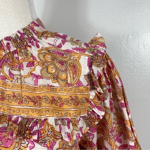 LOLA Australia ruffle paisley blouse - Picture 5 of 11